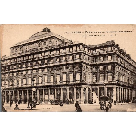 Carte postale ancienne Paris Théâtre de la Comédie-Française n°534