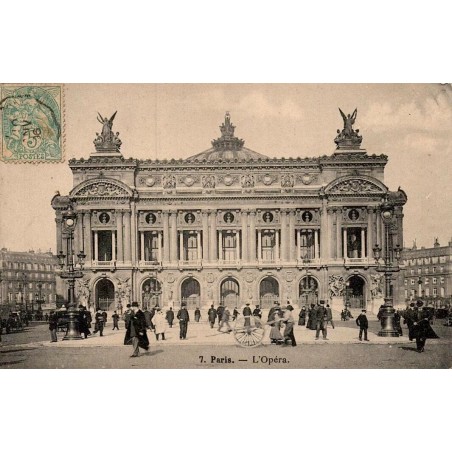 Carte postale ancienne Paris l’Opéra Palais Garnier n°7