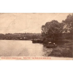 Carte postale ancienne Seine-Port les bords de la Seine n°2