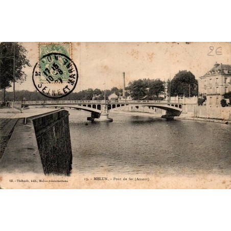 13 - MELUN - Pont de Fer (Amont)