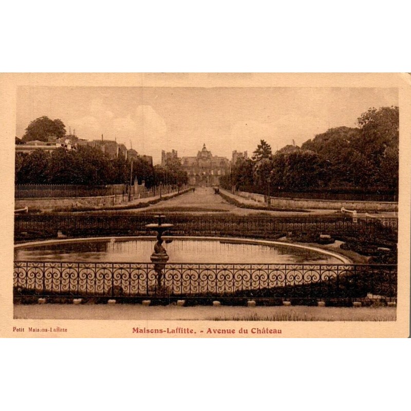 Carte Postale Ancienne  -  Maison Laffilte - Avenue du Château - Yvelines