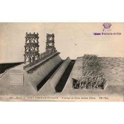 Carte postale ancienne Musée de Saint-Germain-en-Laye Travaux de César devant Alésia