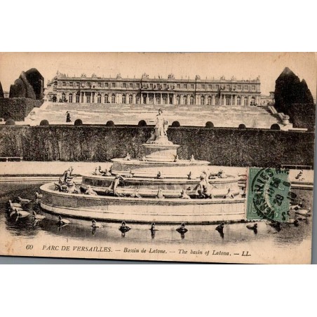 Carte Postale Ancienne - PARC DE VERSAILLES -  Bassin de Latone- Yvelines -- LL