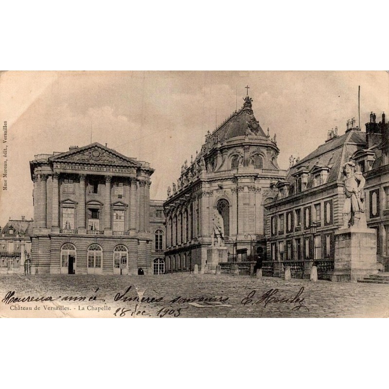 Carte Postale Ancienne  -  VERSAILLES  - Château de Versailles- La Chapelle - Yvelines