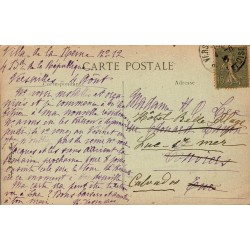Carte postale ancienne Versailles Le Palais vu du Parc