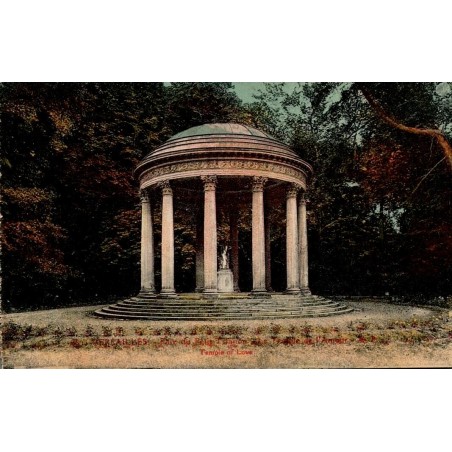 Carte postale ancienne Versailles Petit Trianon Temple de l’Amour A.P. Papeghin