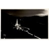 Carte postale ancienne Lourdes basilique nuit procession aux flambeaux