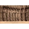 Carte postale ancienne Amiens Cathédrale Statue des Pieds Droits du Portail Principal