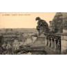 Carte postale ancienne d’Amiens dans la Somme montrant les chimères et gargouilles de la cathédrale Notre-Dame