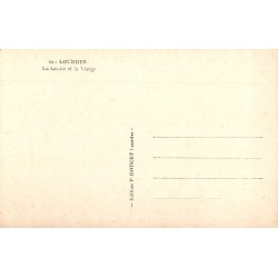 Carte postale ancienne Lourdes – La Grotte et la Vierge