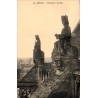 Carte postale ancienne d’Amiens dans la Somme montrant les Rois sculptés de la cathédrale Notre-Dame
