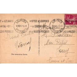 Carte postale ancienne Lourdes – La Grotte Miraculeuse | LL