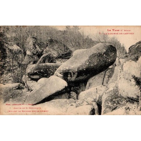Carte postale ancienne du Sidobre près de Castres dans le Tarn