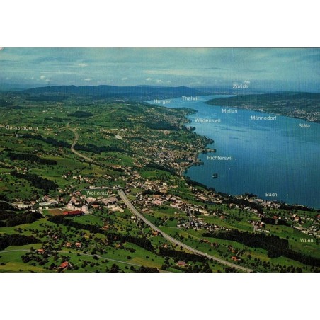 Zürichsee – Richterswil, Wollerau & Wädenswil | Carte postale ancienne Suisse