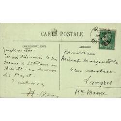 Carte postale ancienne Les Vignes Sortie du Pas des Soucis LL Gorges du Tarn Lozère