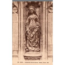 Carte postale ancienne Albi Cathédrale Sainte-Cécile Esther Reine ND