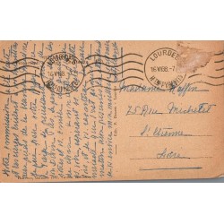 Carte postale ancienne Lourdes – Monument de la Sainte Bernadette