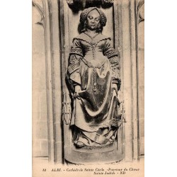 Carte postale ancienne Albi Cathédrale Sainte-Cécile Sainte Judith ND