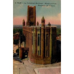 2 - ALBI - La Cathédrale Sainte Cécile - Abside et Porte Dominique de Florence