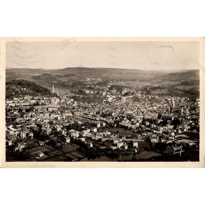 Carte postale ancienne Lourdes vue générale