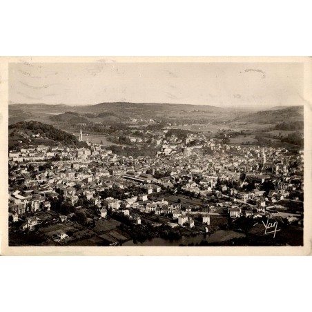 Carte postale ancienne Lourdes vue générale