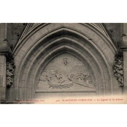 Carte postale ancienne Saint-Antonin-Noble-Val La Légende de Saint Autouin