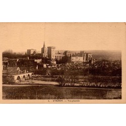Carte Postale Ancienne Avignon Vaucluse 84 Vue Générale