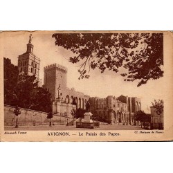 Carte Postale Ancienne Avignon Vaucluse 84 Le Palais des Papes