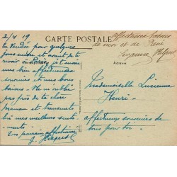 Carte Postale Ancienne La Roche-sur-Yon Vendée 85 Un Coin de la Place d'Armes