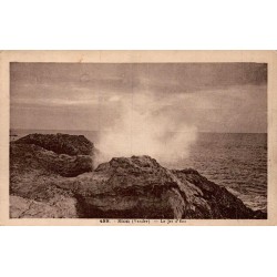 Carte postale ancienne Sion-sur-l'Océan Le Jet d'Eau Vendée