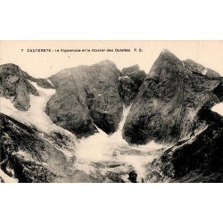 Carte postale ancienne Cauterets Vignemale Glacier des Oulettes