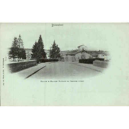CPA Domrémy Église et Maison Natale de Jeanne d’Arc Vosges 88
