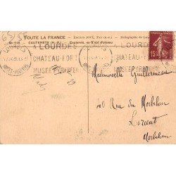 Carte postale ancienne Cauterets (H.P.) – Vue à vol d’oiseau | CPA Pyrénées