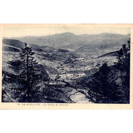 Carte postale ancienne La Schlucht La Vallée de Munster Vosges 88