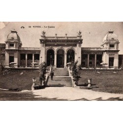 Carte postale ancienne Vittel Le Casino Vosges 88