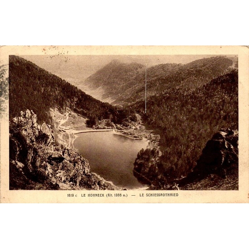 Carte postale ancienne Le Hohneck Le Schiessrothried Vosges 88