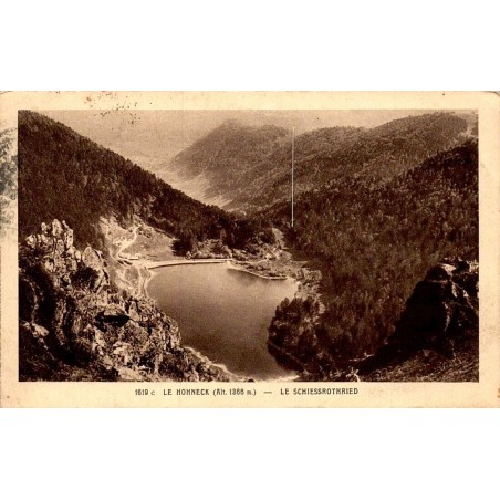 Carte postale ancienne Le Hohneck Le Schiessrothried Vosges 88