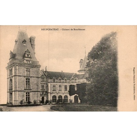 Carte postale ancienne Neufchâteau Château de Bourlémont Vosges 88