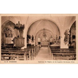 LL 23 - DOMREMY - Intérieur de l’Église où fut baptisé Sainte Jeanne D'Arc