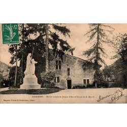 DOMREMY - Maison natale de Jeanne d'Arc et Statue de A.Mercié