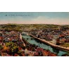 Carte postale ancienne Épinal la Moselle et les ponts Vosges