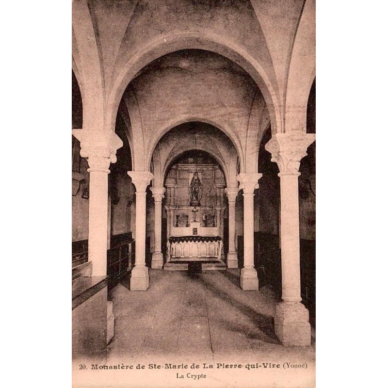 20 - Monastère de Sainte Marie de le Pierre-Qui-Vire (Yonne) - La Crypte