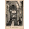 Carte postale ancienne Sens Yonne intérieur de la cathédrale Saint-Étienne