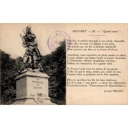 BELFORT - III - "Quand même" Joseph PELOT