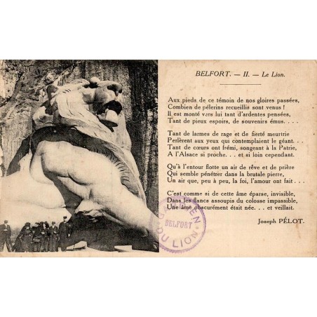 BELFORT - II - Le Lion - Joseph PELOT