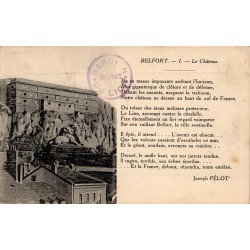 Carte postale ancienne Belfort Territoire de Belfort I Le Château Joseph Pélot