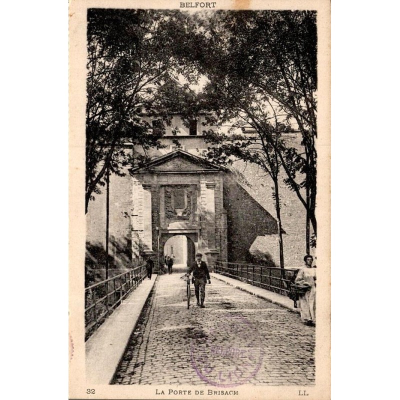 Carte postale ancienne Belfort Territoire de Belfort la Porte de Brisach