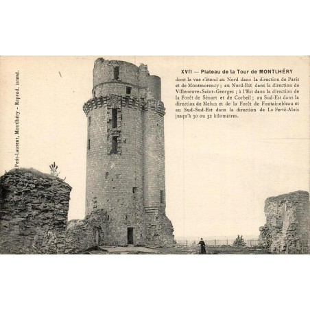 Montlhéry Essonne Carte Postale Ancienne Plateau de la Tour