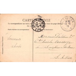 Le Val-Saint-Germain Essonne carte postale ancienne Château du Marais côté Est et jardin français