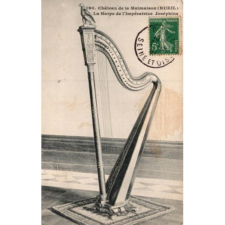 190 - Château de Malmaison (Rueil) - La Harpe de l'Empératrice Joséphine